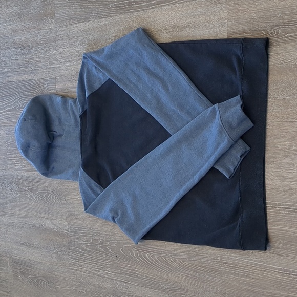 Vintage DC Men's Blue Hoodie Mens Large Skater 90s - Picture 4 of 6